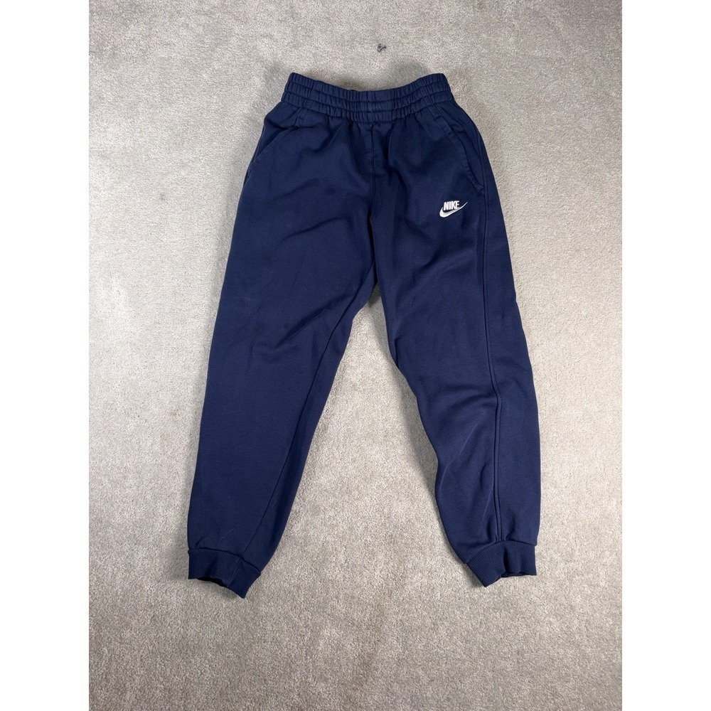 Nike‎ Boys Size L Sportswear Club Fleece Joggers Navy Sweatpants FD3008-324
